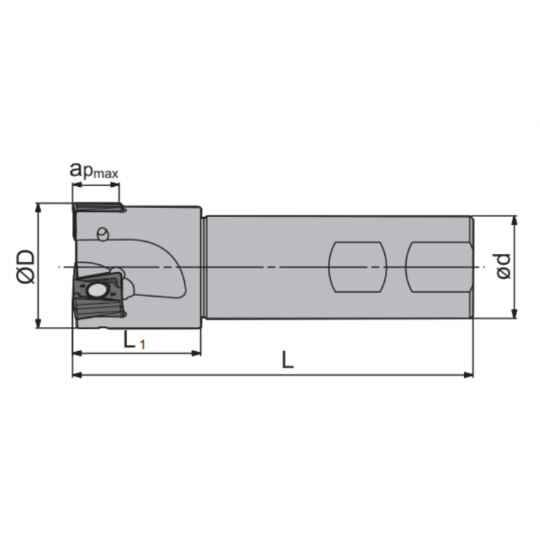 EMP13-032-XP32-AN15-02C Корпус фрезы ZCC-CT