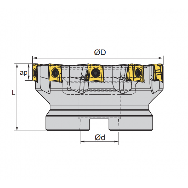 EMP09-100-B32-LN12-09C Корпус фрезы ZCC-CT