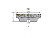 FMA01-160-C40-SE18-06 Корпус фрезы ZCC-CT