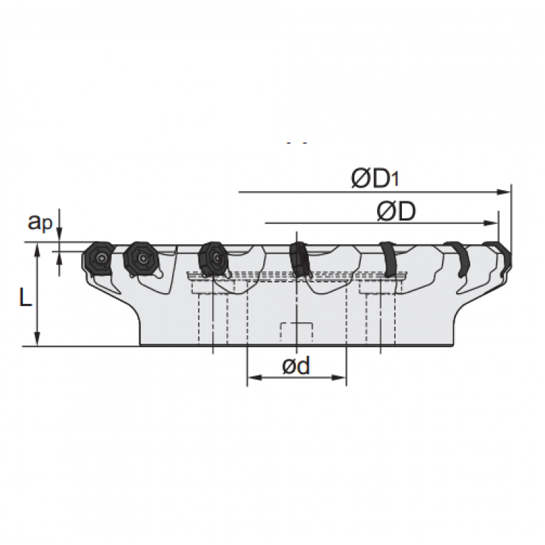 FMA07-160-C40-ON06-11 Корпус фрезы ZCC-CT
