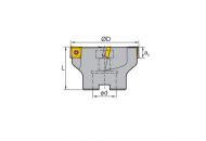 FMP02-050-A22-SE09-05 Корпус фрезы ZCC-CT