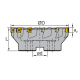 FMP02-160-C40-SE12-08 Корпус фрезы ZCC-CT