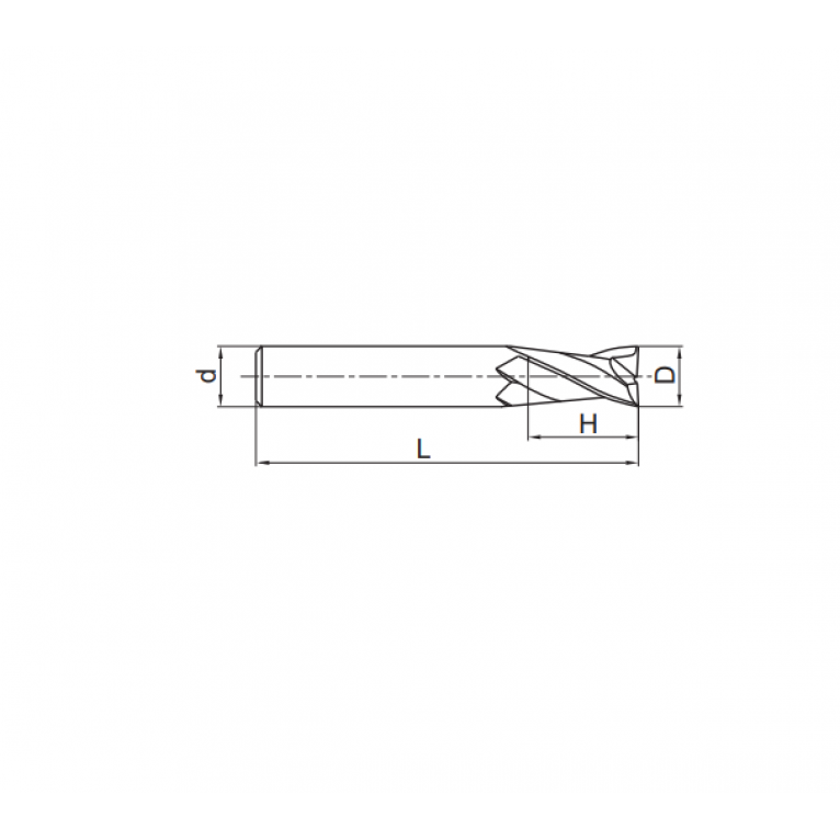 GM-2E-D6.0 Фреза твердосплавная ZCC-CT