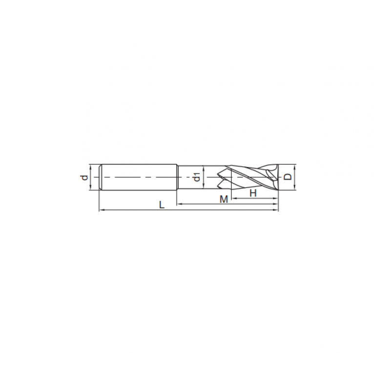 GM-2EFP-D10.0 Фреза твердосплавная ZCC-CT