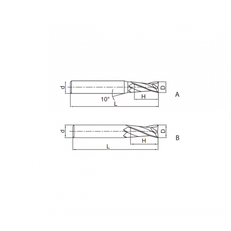 GM-2EL-D3.0 Фреза твердосплавная ZCC-CT