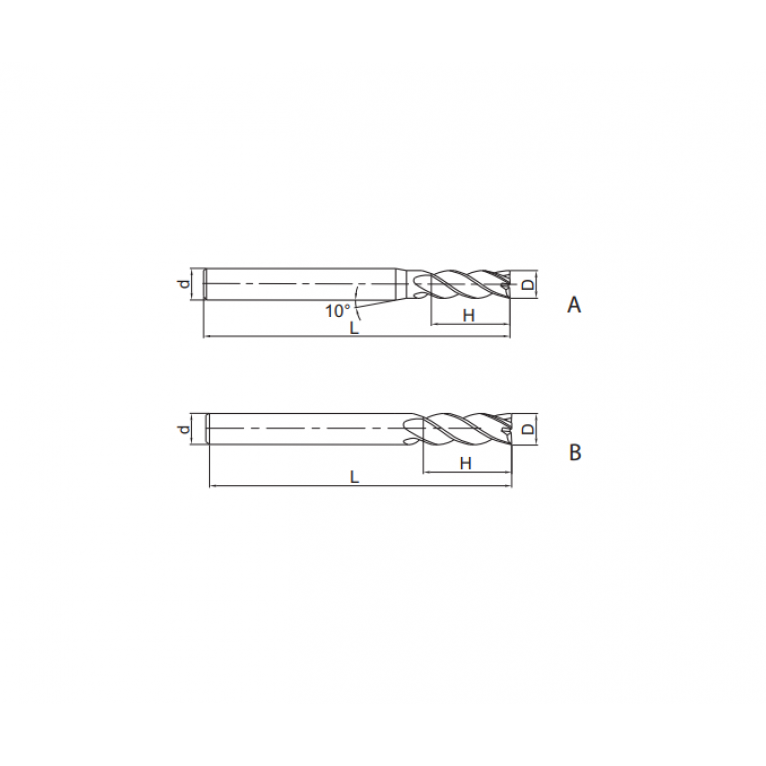 GM-4E-D2.0 Фреза твердосплавная ZCC-CT