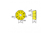 ODHT060508-GH YB9320 Фрезерная пластина ZCC-CT