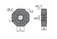 ONHU060408-CM YBD152 Фрезерная пластина ZCC-CT