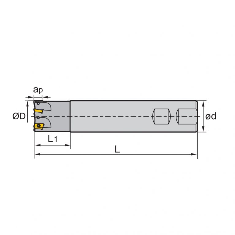 EMP01-012-XP16-AP11-01 Корпус фрезы ZCC-CT