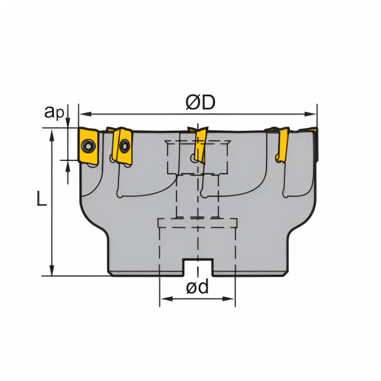 EMP02-040-A16-AP11-04C Корпус фрезы ZCC-CT