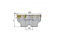 EMP02-100-B32-AP11-10 Корпус фрезы ZCC-CT