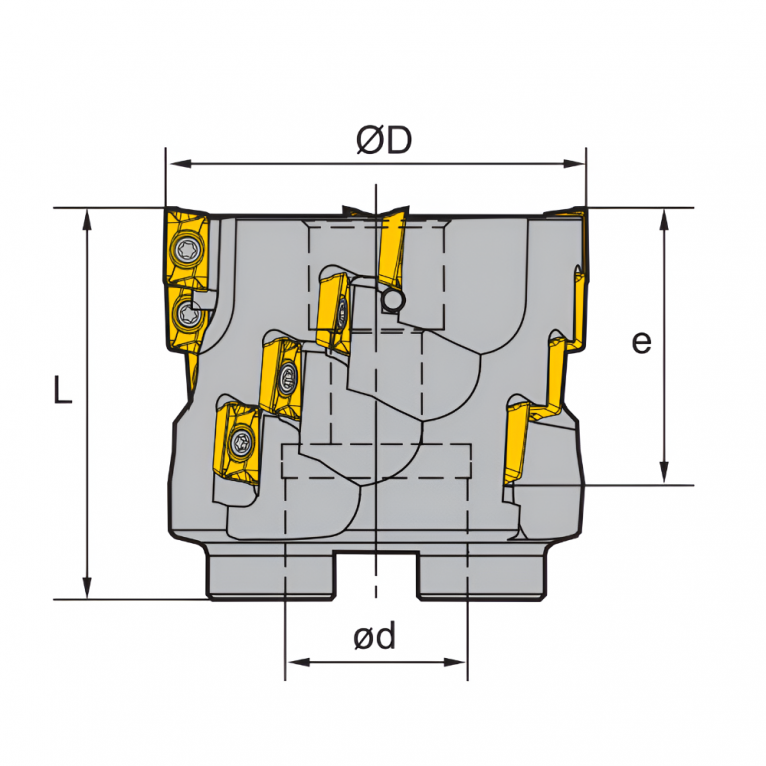 EMP03-063-A27-AP11-04 Корпус фрезы ZCC-CT