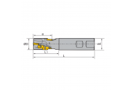 EMP05-025-XP25-C Корпус фрезы ZCC-CT