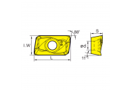 APMT1135PDR YBG205 Фрезерная пластина ZCC-CT